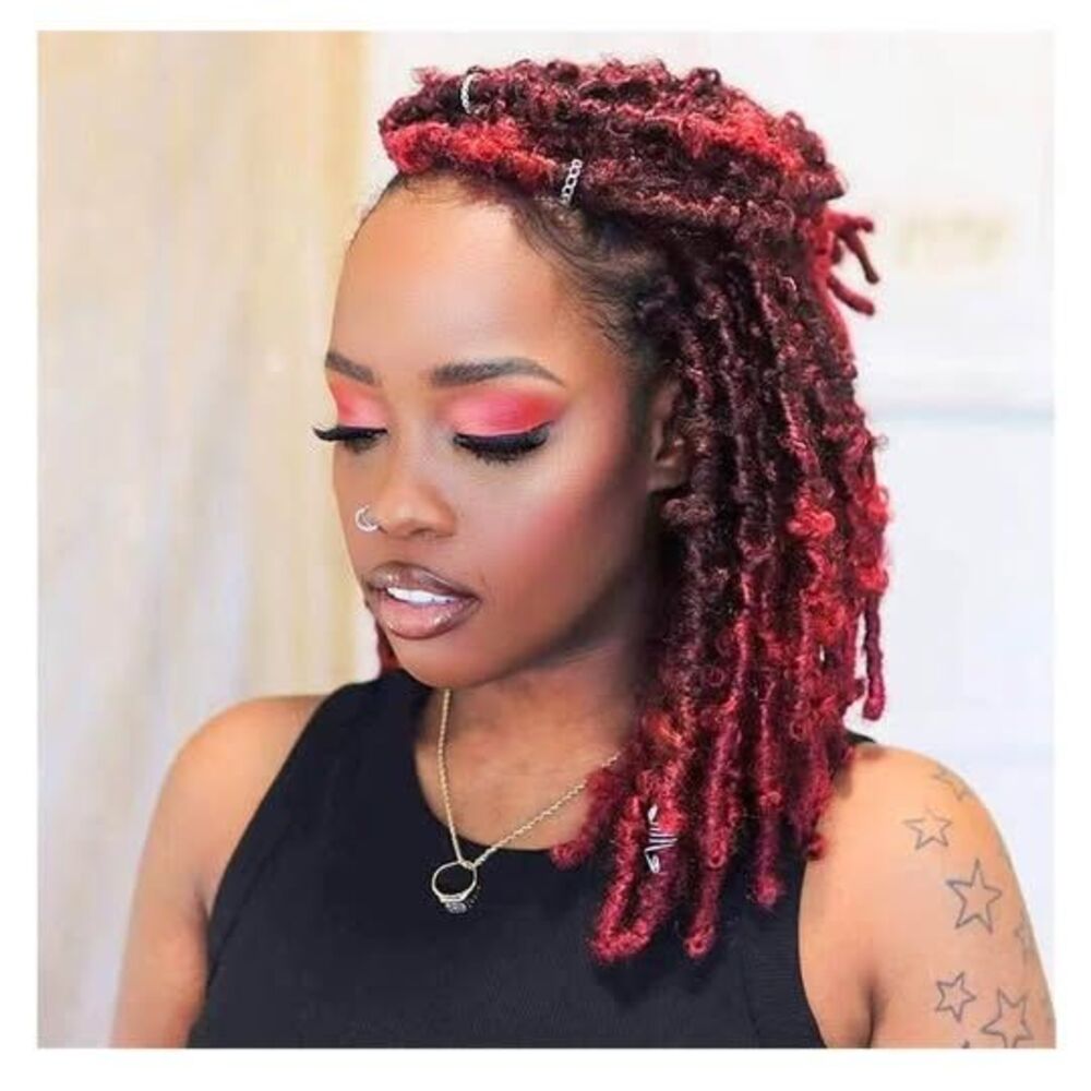 Pre-twisted Distressed Crochet Braids, 8 pcs